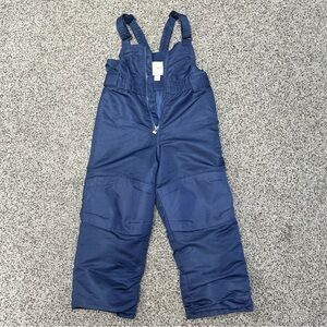 Cat & Jack Snow Bib Pants – Navy Blue, Size 4T